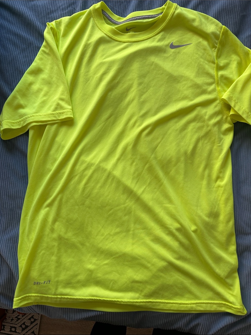Nike Men’s Short Sleeve Dri-FIT Tee — Neon Yellow
